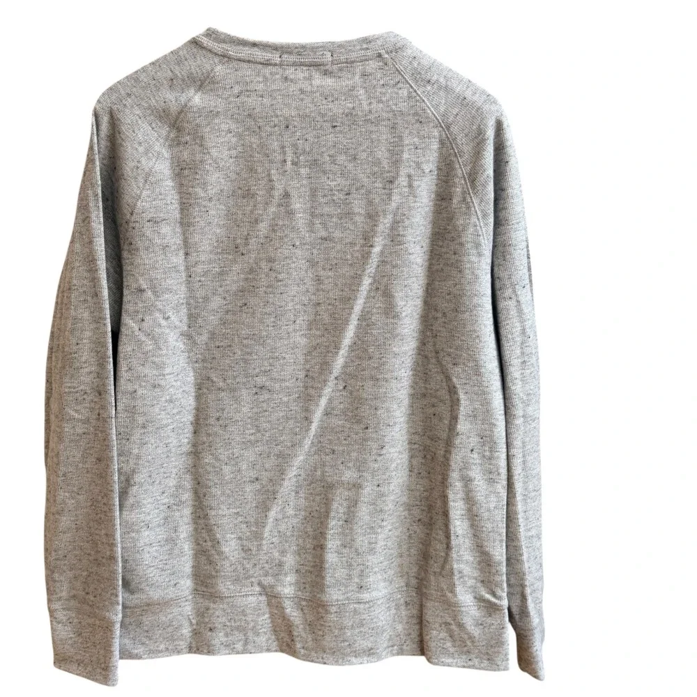 Banana Republic Waffle Knit Thermal Shirt‎ Gray Long Sleeve Casual Mens LG